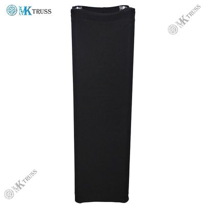 Lightweight 1m Truss Cover in White and Black Elastic Cloth for Aluminum Truss