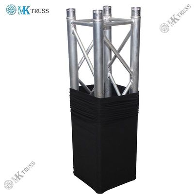 Lightweight 1m Truss Cover in White and Black Elastic Cloth for Aluminum Truss