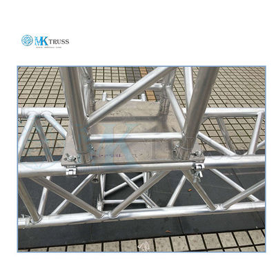 Aluminium Spigot Ladder Truss Base Plate 300*300*8mm Hardness 12-15 degree