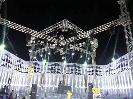 50*2mm Main Tube Portable Fast Deploying Stages Fixed Truss Structures with 20*2mm Brace Tube