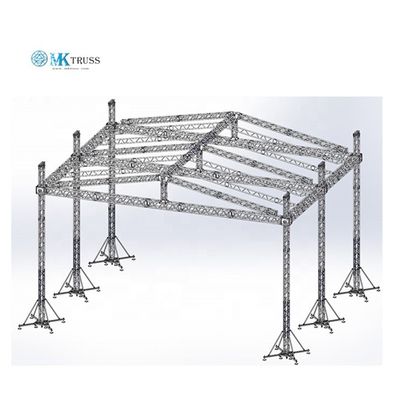 Aluminum 6082-T6 L Roof Truss System Mobile Stage and Canopy for Stage Rental