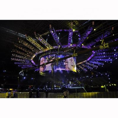 Aluminum 6082-T6 L Roof Truss System Mobile Stage and Canopy for Stage Rental
