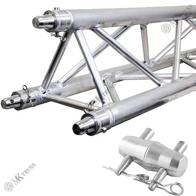 Top Performance Aluminum Box Truss Spigot for Stage Equipment Black and OEM Offered