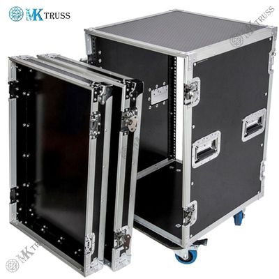 Professional Aviation Aluminum Alloy Black Flight Case for Simple Style Equipment