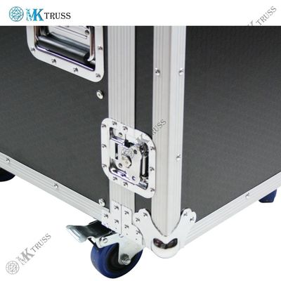 Professional Aviation Aluminum Alloy Black Flight Case for Simple Style Equipment